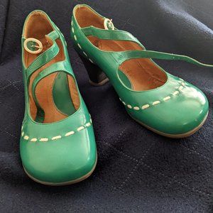 Teal Green Fluevog Malibrans